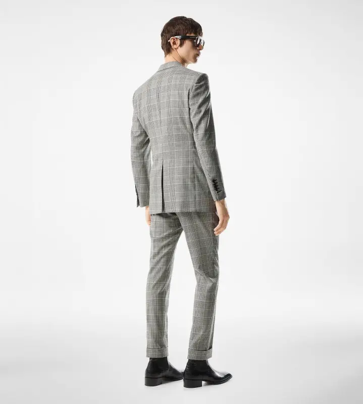 OVERCHECK TWILL ATTICUS SUIT BLACK/WHITE online